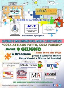 Presentazione risultati progetto "Autismo e inclusione scolastica a Bracciano"
